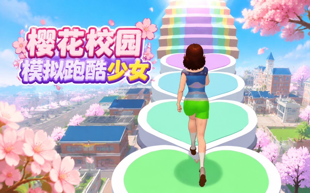 樱花校园模拟跑酷少女
