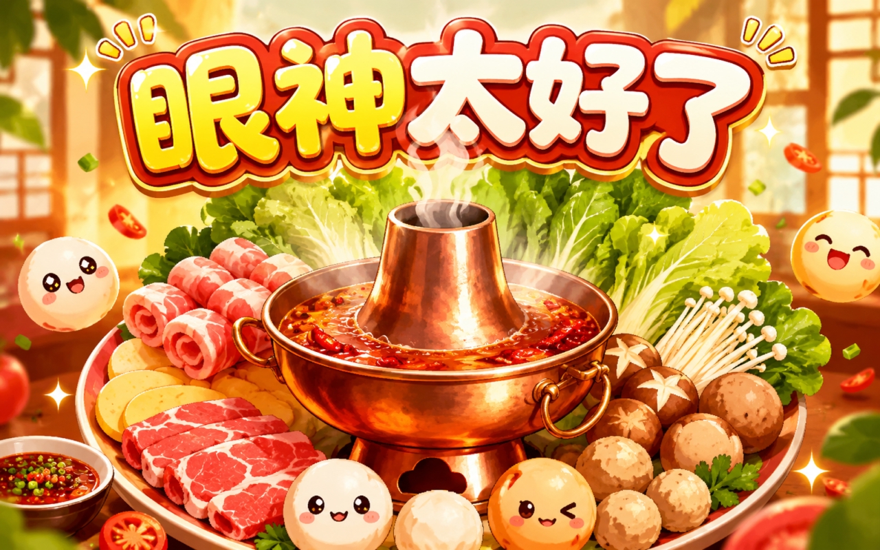 眼神太好了