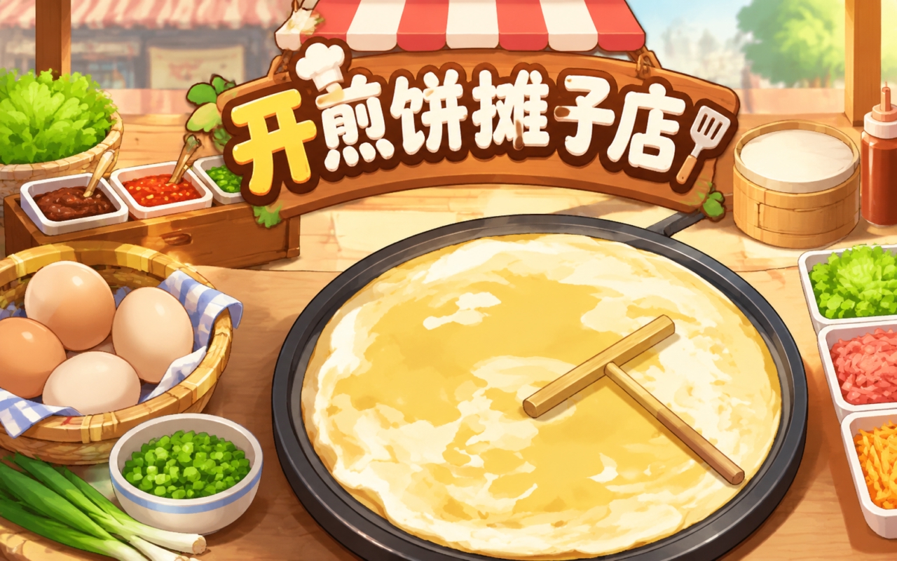 开煎饼摊子店