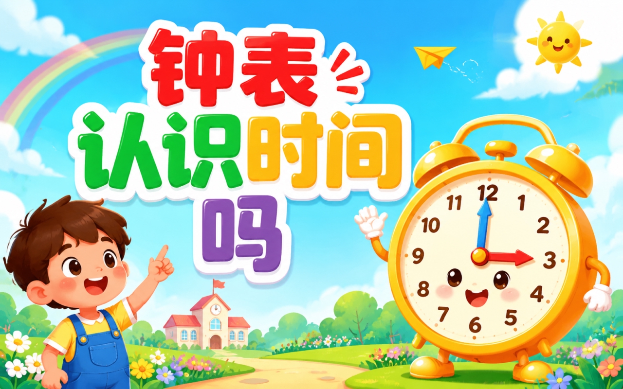 钟表认识时间吗