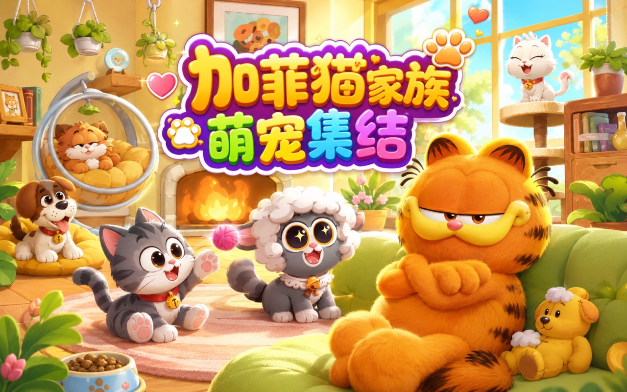 加菲猫家族萌宠集结