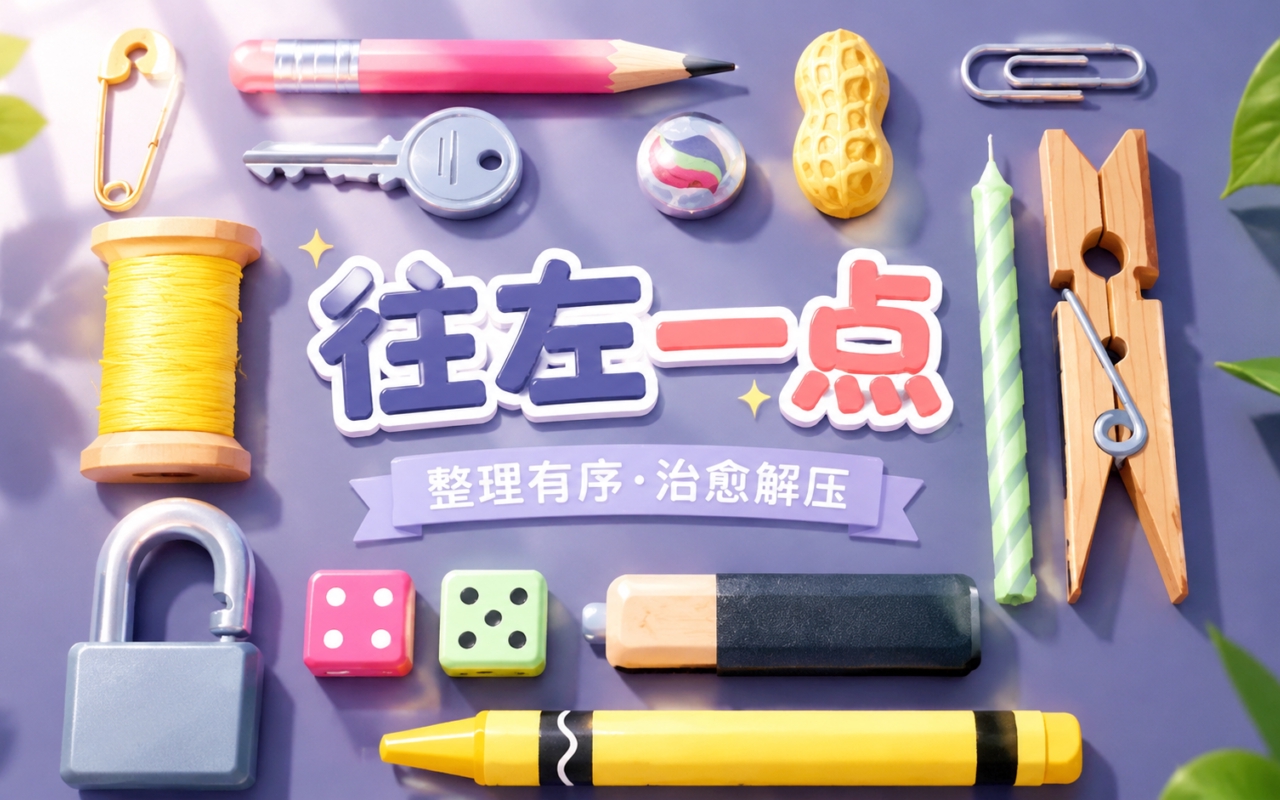 往左一点