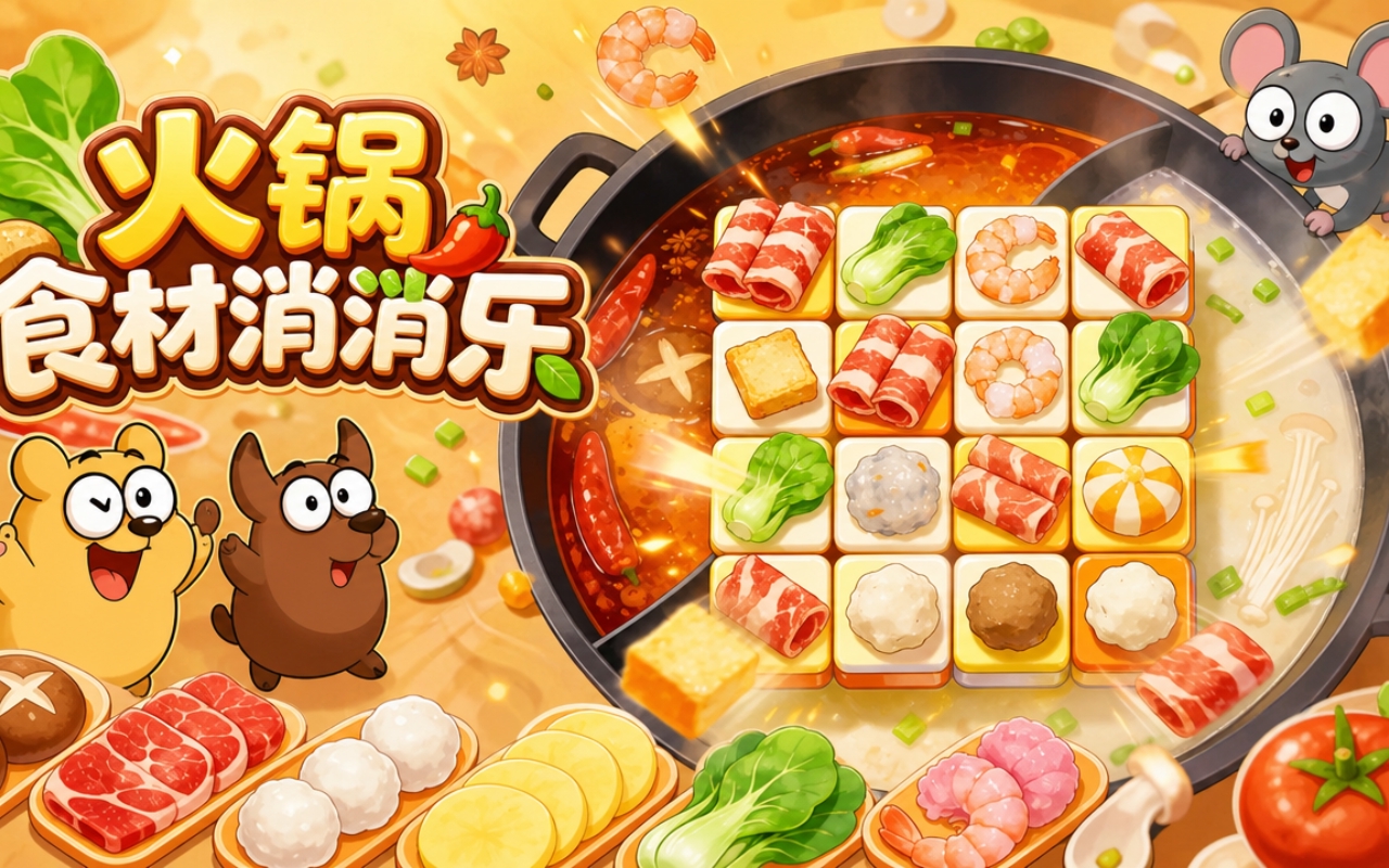火锅食材消消乐