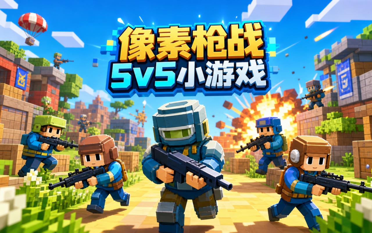 像素枪战5v5小游戏