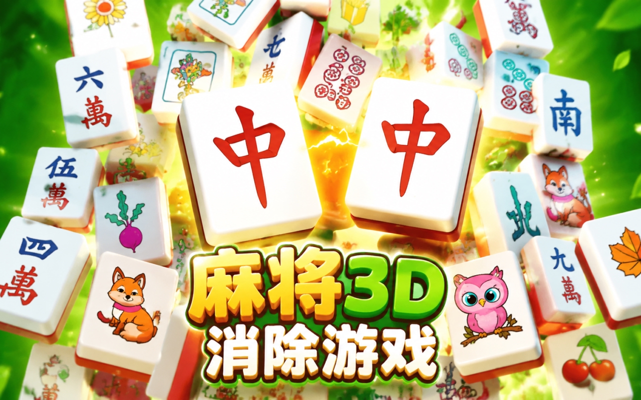 麻将3D消除游戏