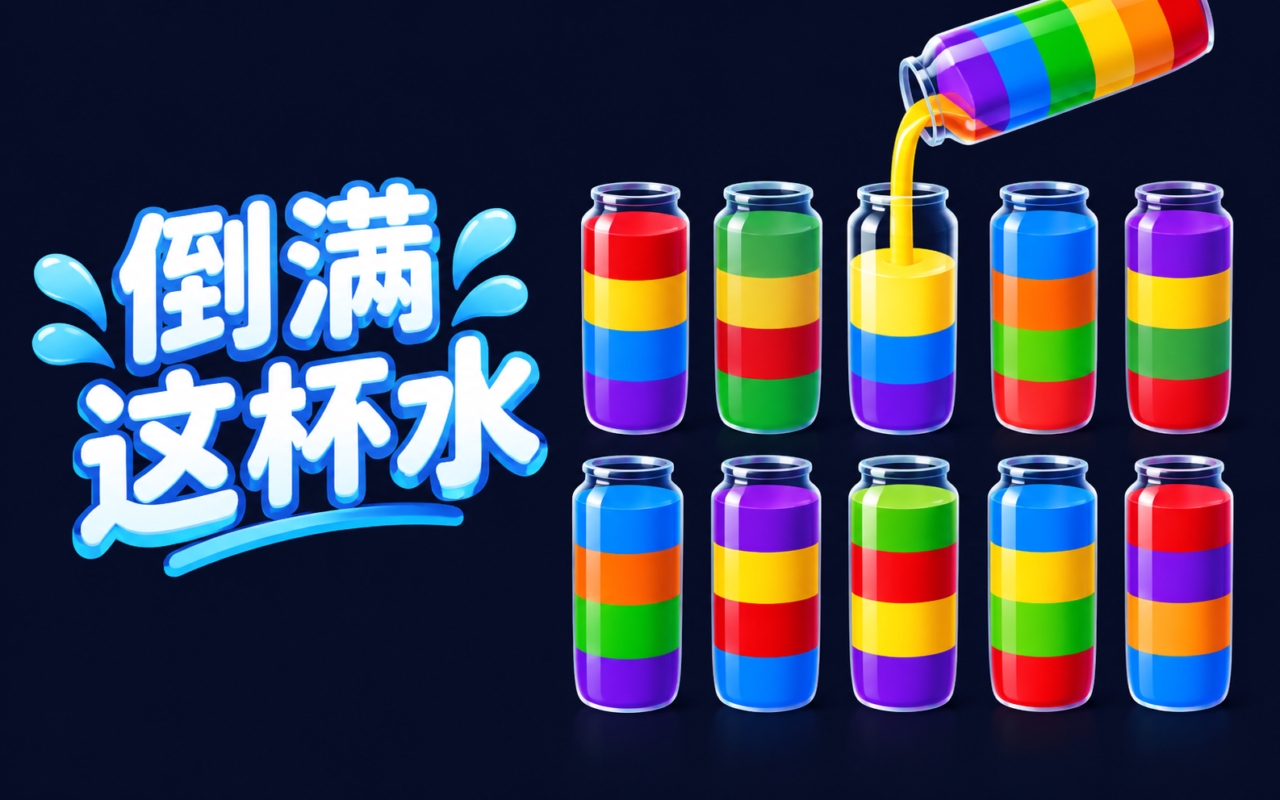 倒满这杯水