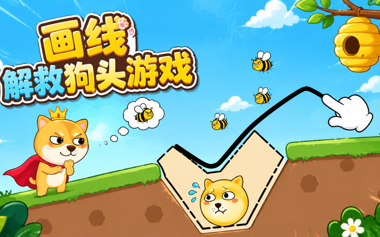 画线解救狗头游戏