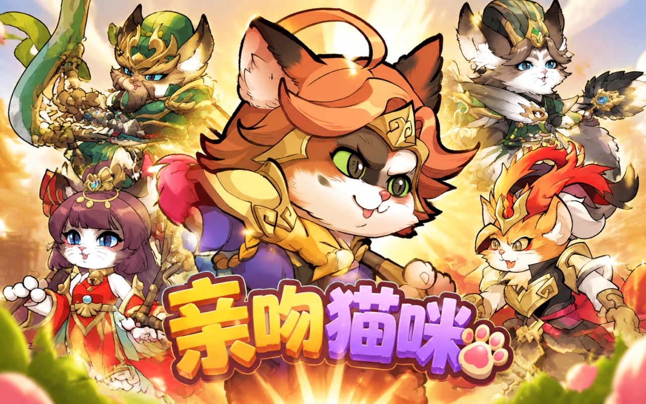亲吻猫咪