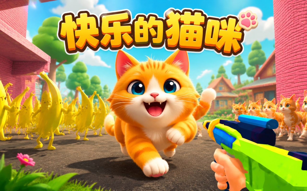 快乐的猫咪