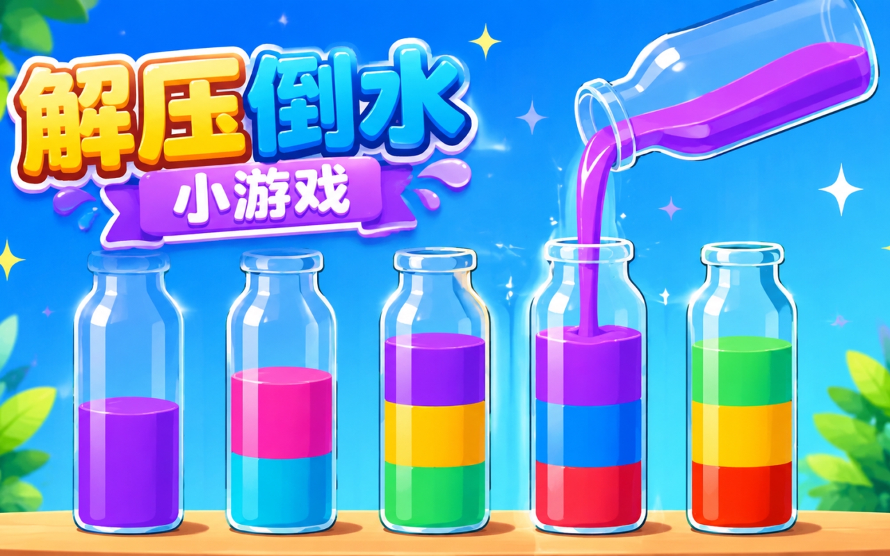 解压倒水小游戏