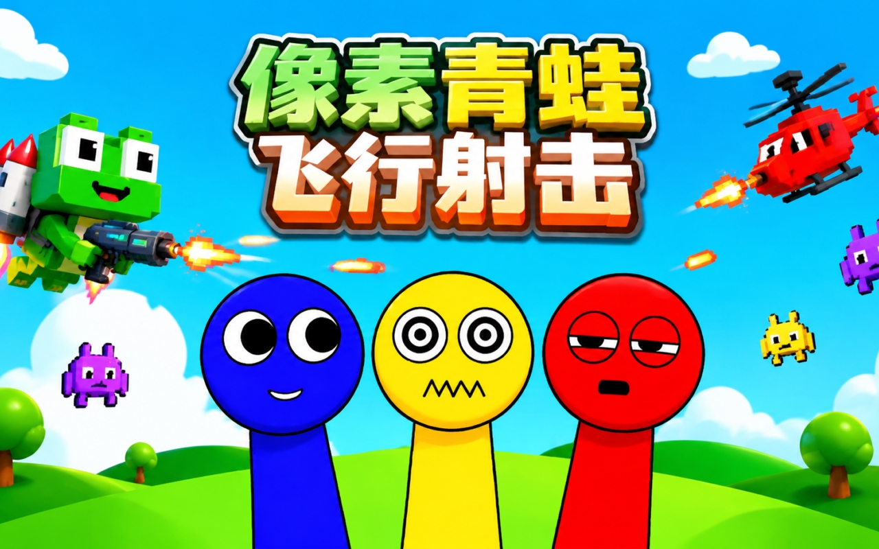 像素青蛙飞行射击