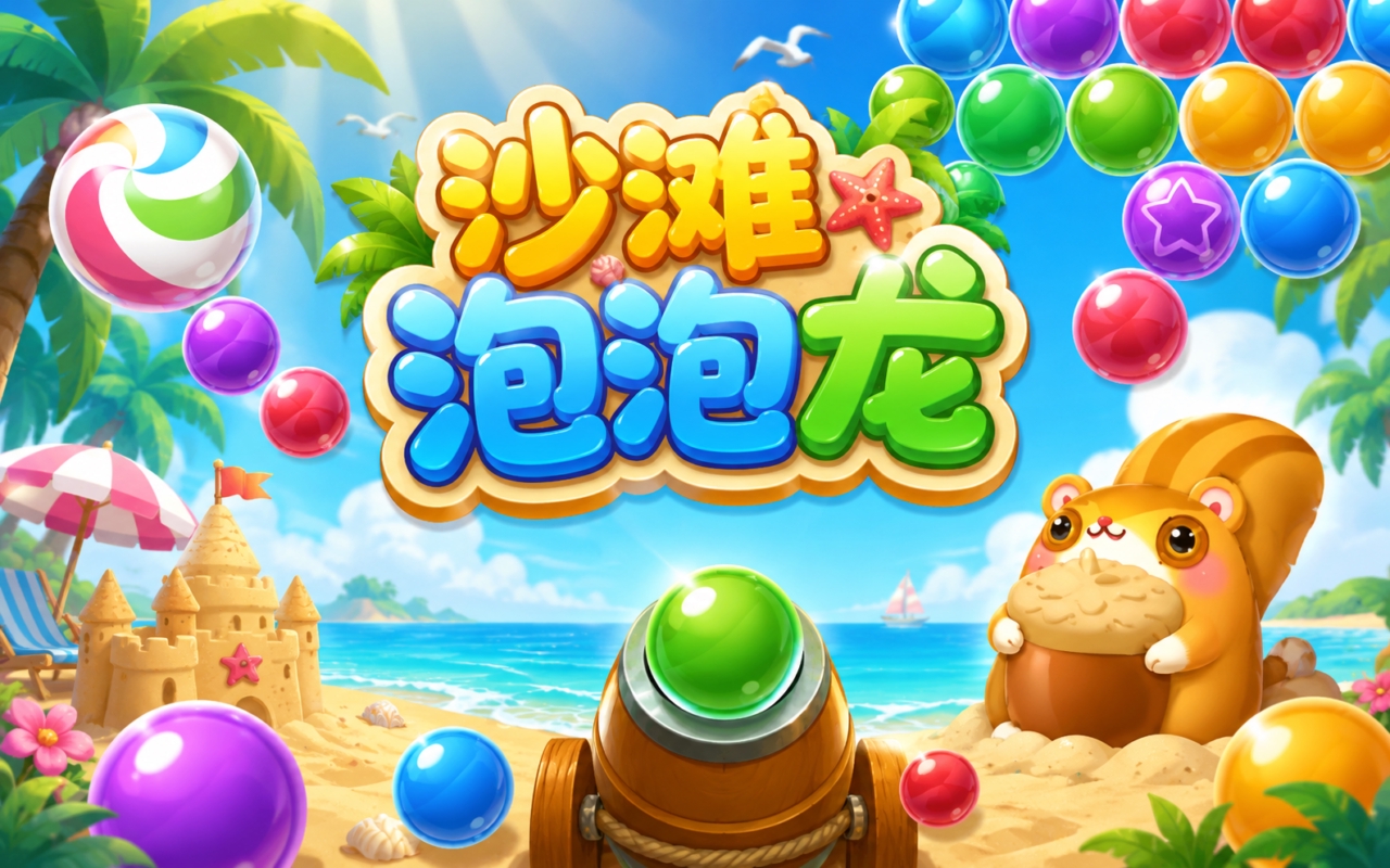 沙滩泡泡龙