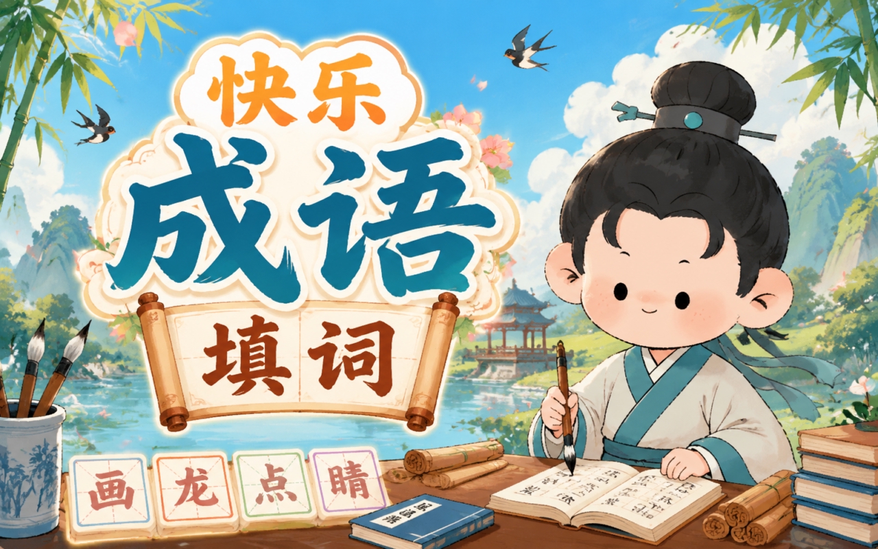 快乐成语填词