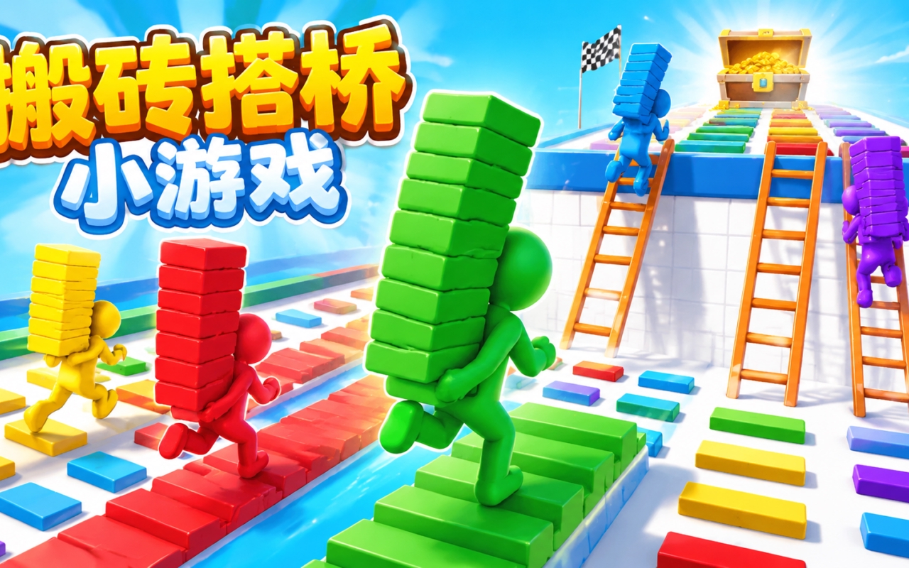 搬砖搭桥小游戏