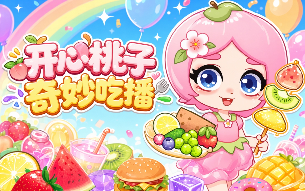 开心桃子奇妙吃播