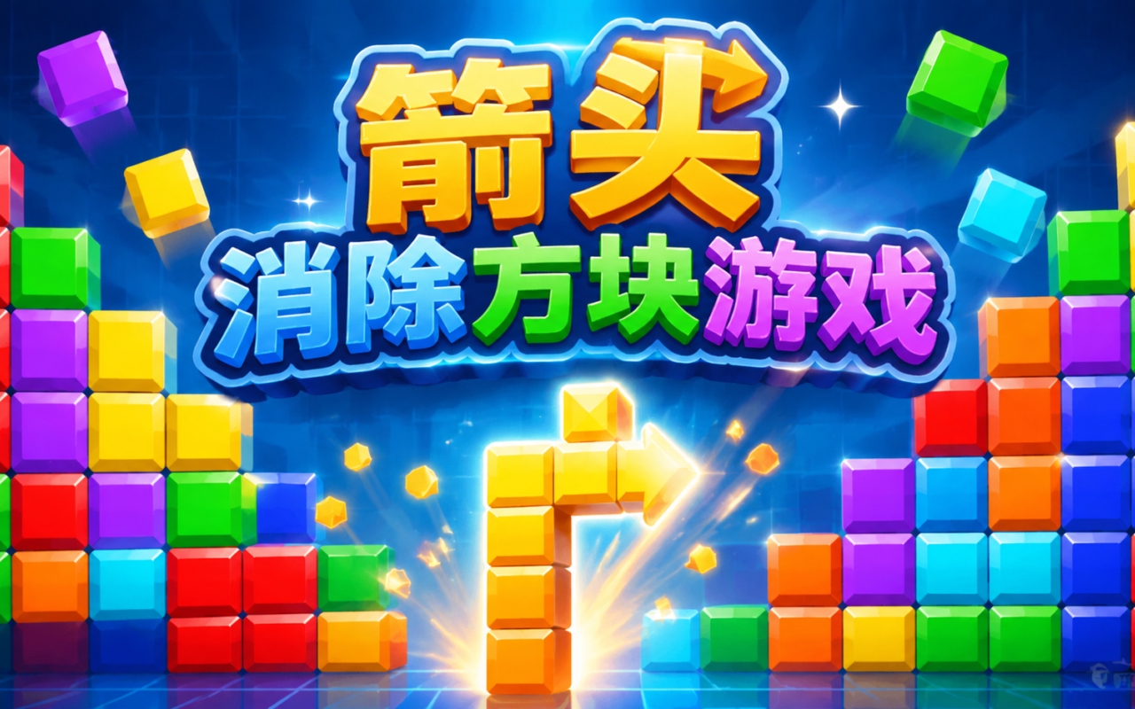 箭头消除方块游戏