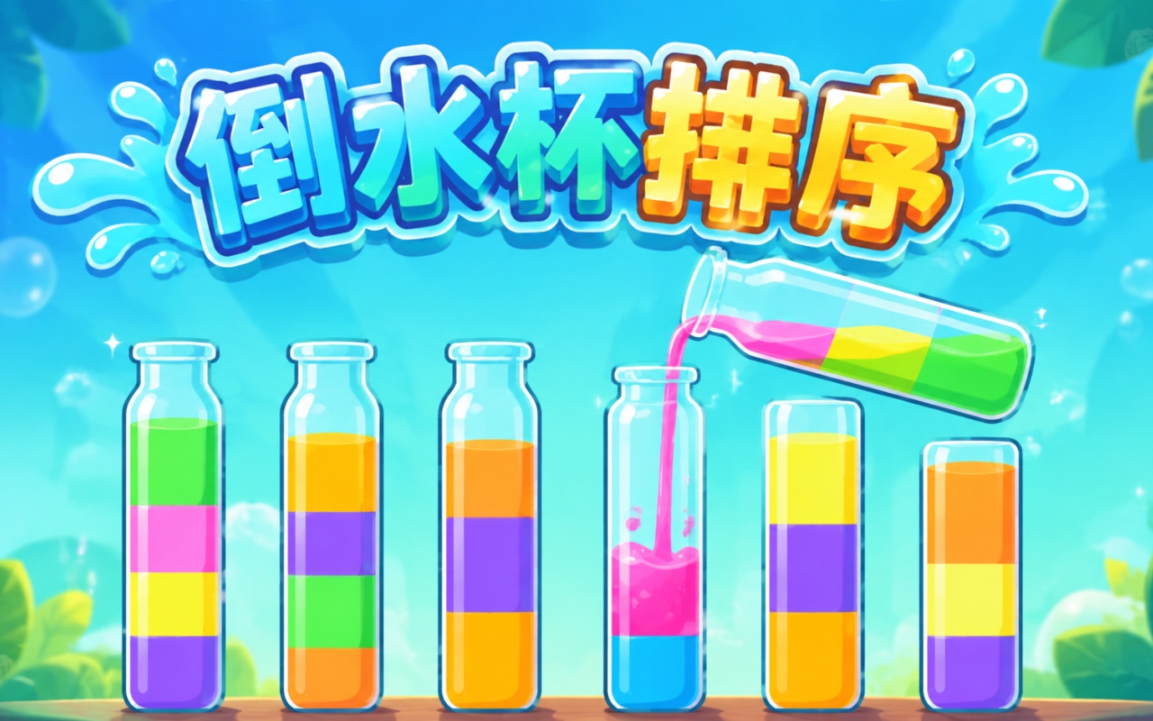 倒水杯排序