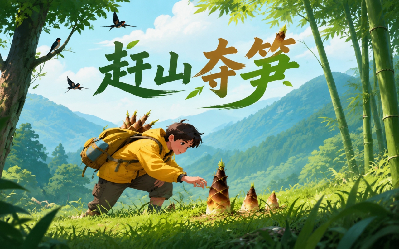 赶山夺笋