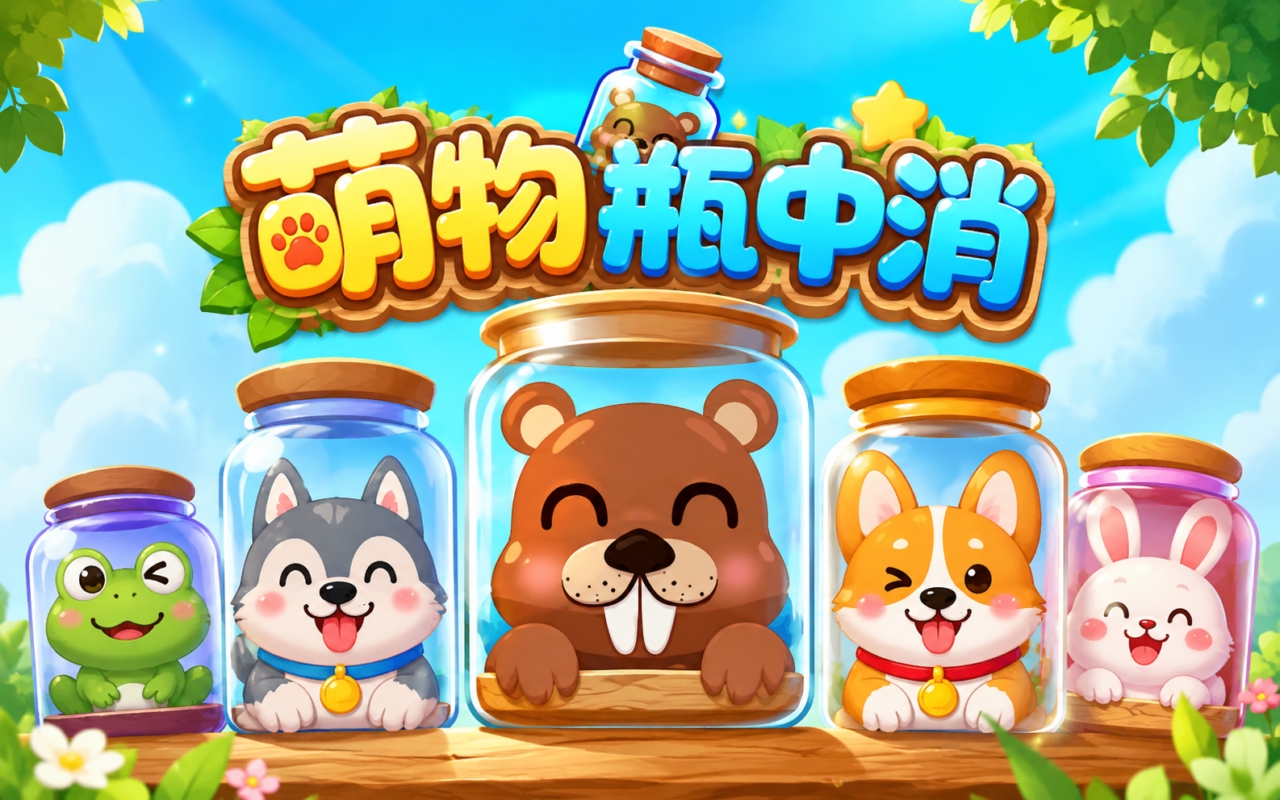 萌物瓶中消