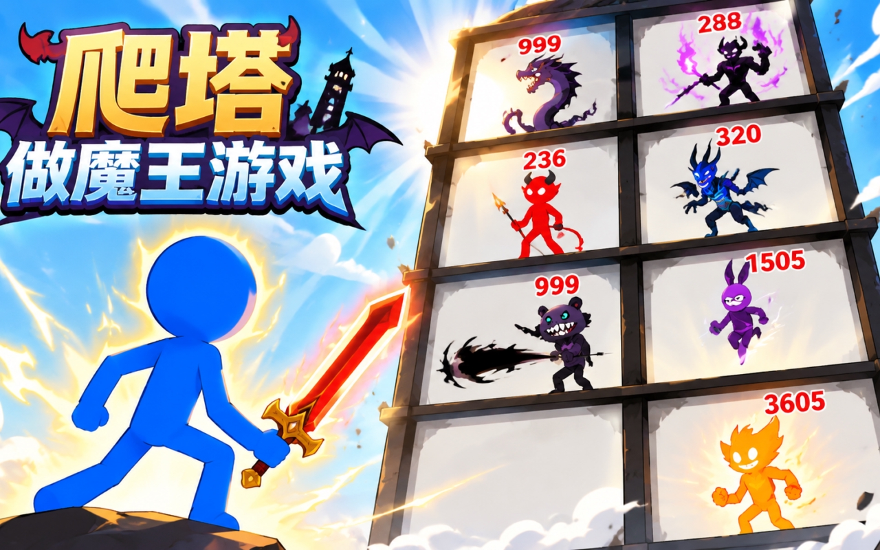 爬塔做魔王游戏