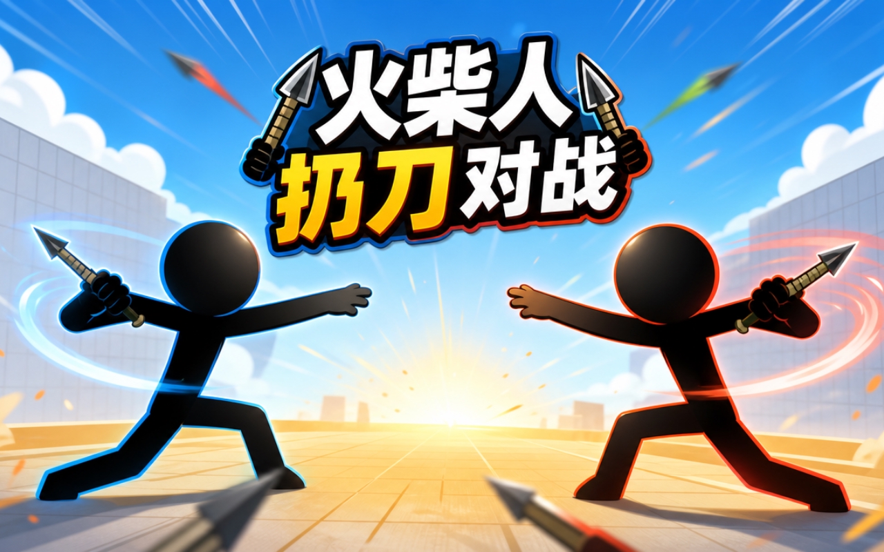 火柴人扔刀对战