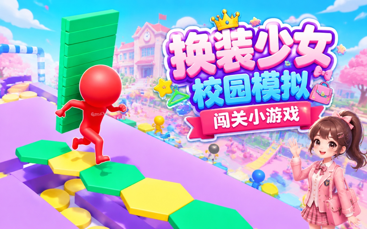 换装少女校园模拟闯关小游戏