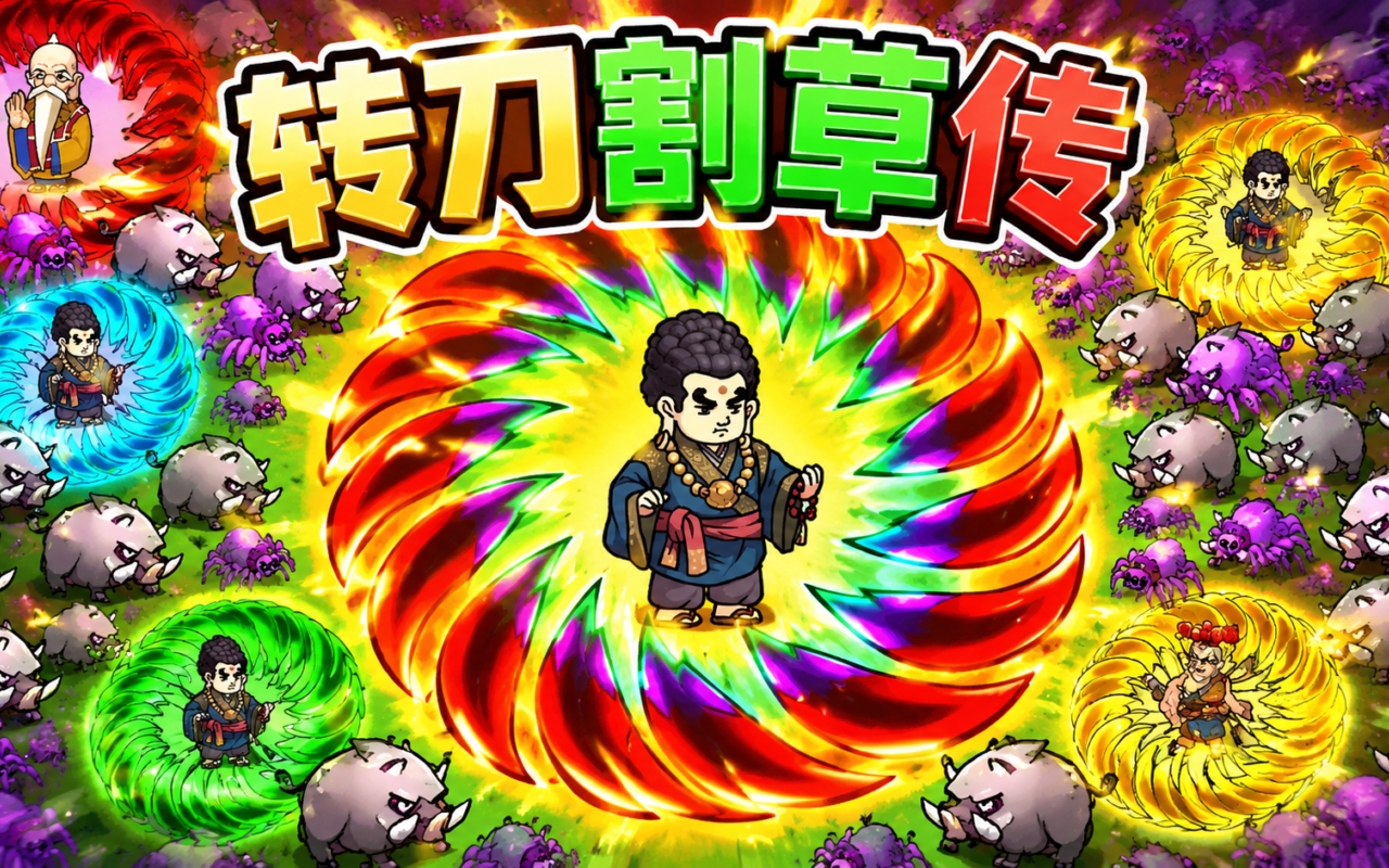 转刀割草传