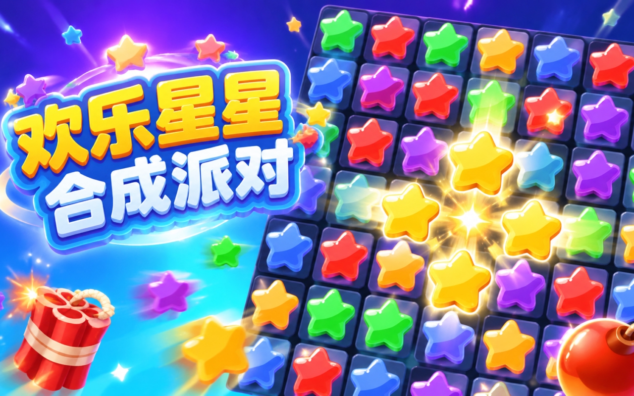 欢乐星星合成派对