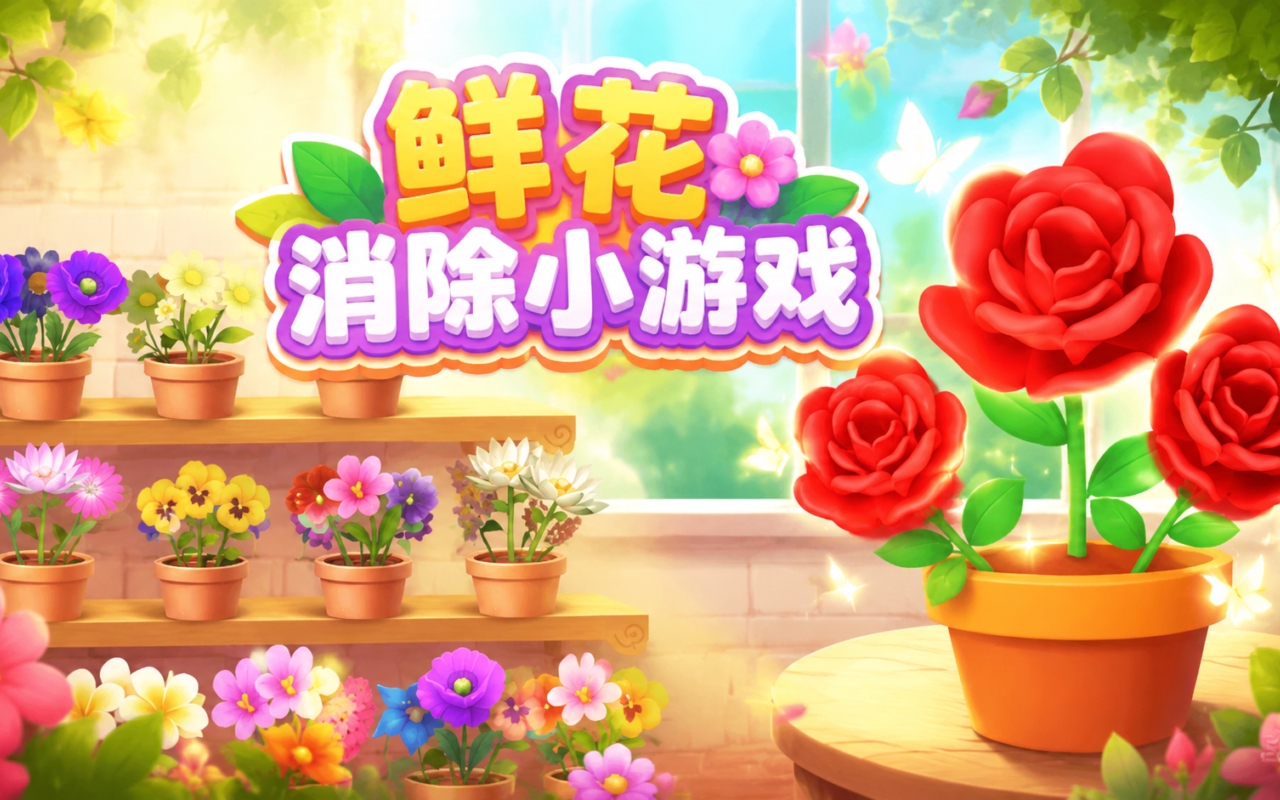 鲜花消除小游戏
