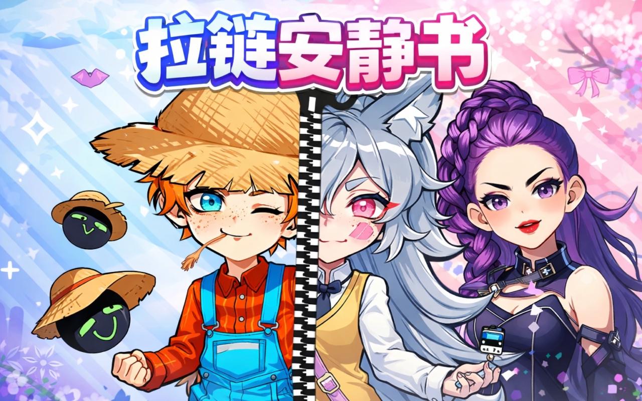 拉链安静书