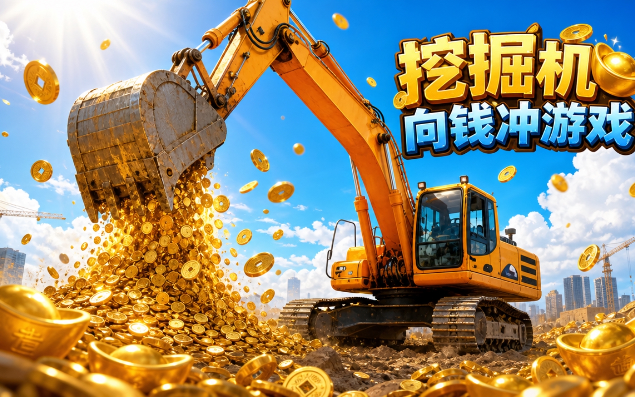 挖掘机向钱冲游戏