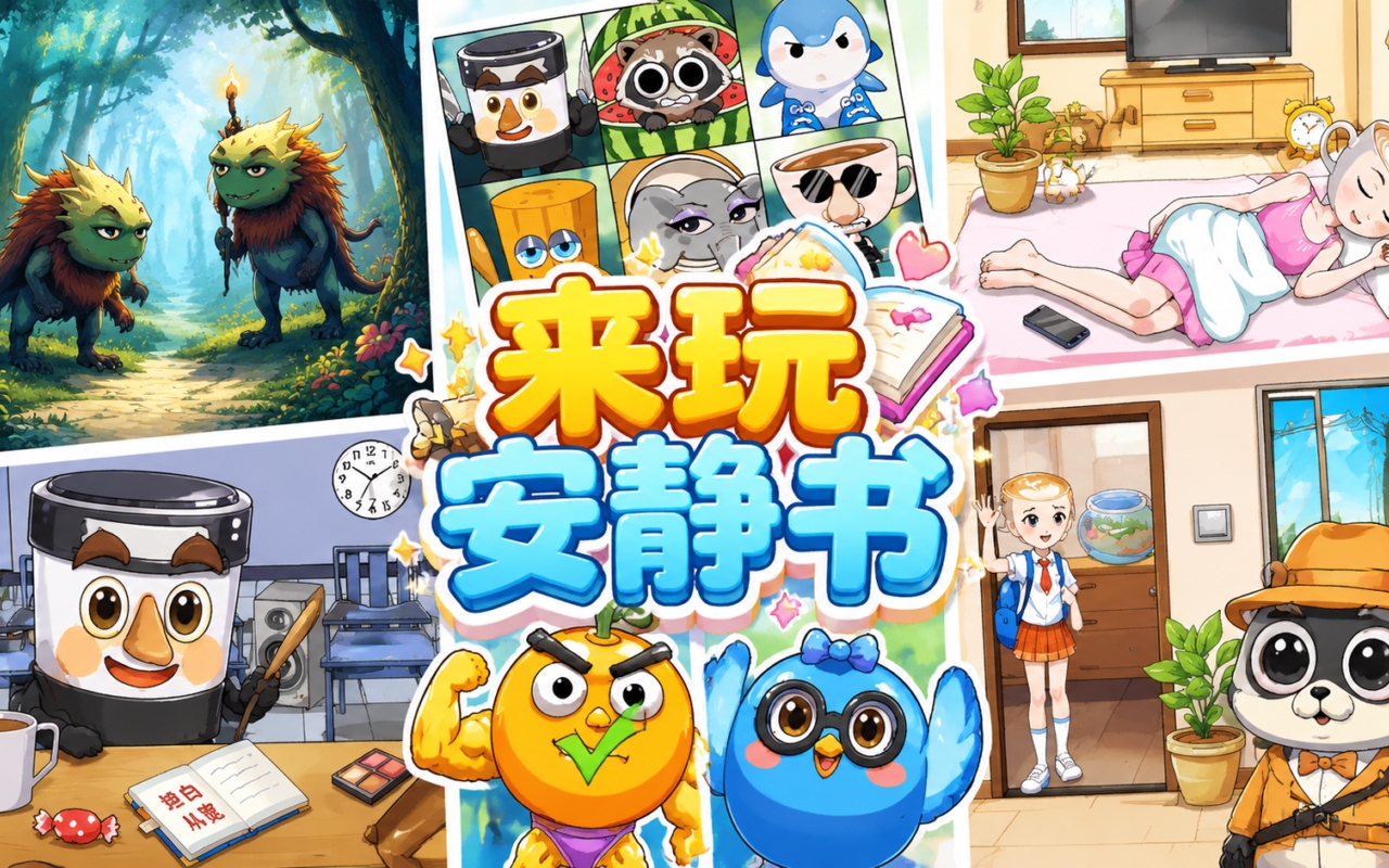 来玩安静书