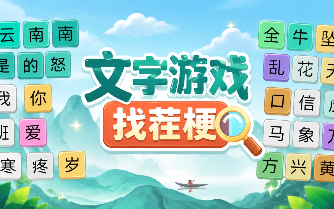 文字游戏找茬梗