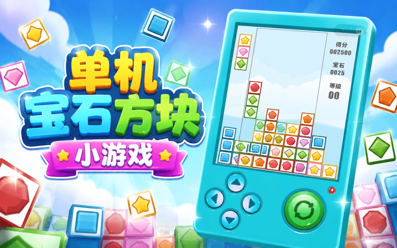 单机宝石方块小游戏