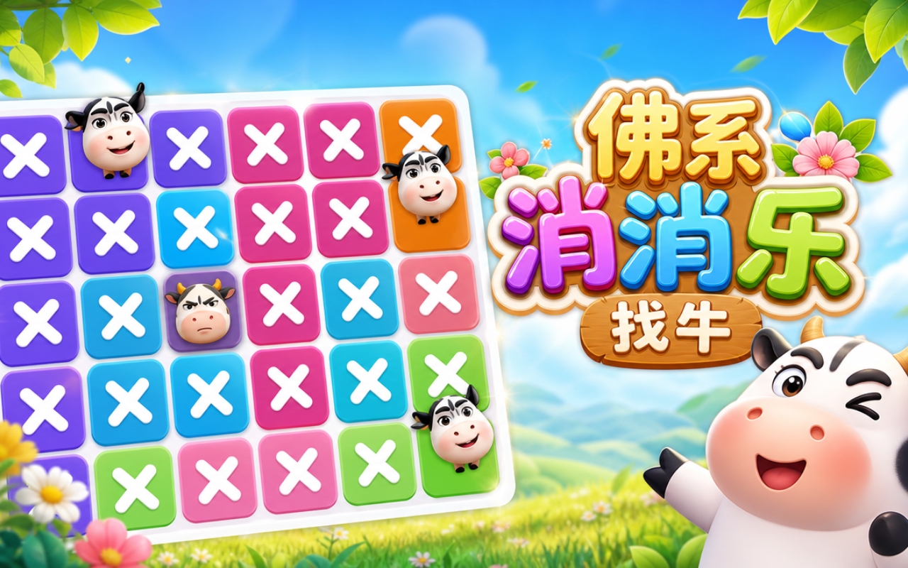 佛系消消乐找牛