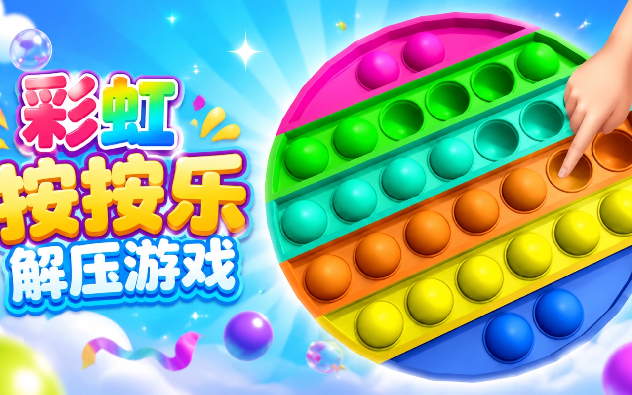 彩虹按按乐解压游戏