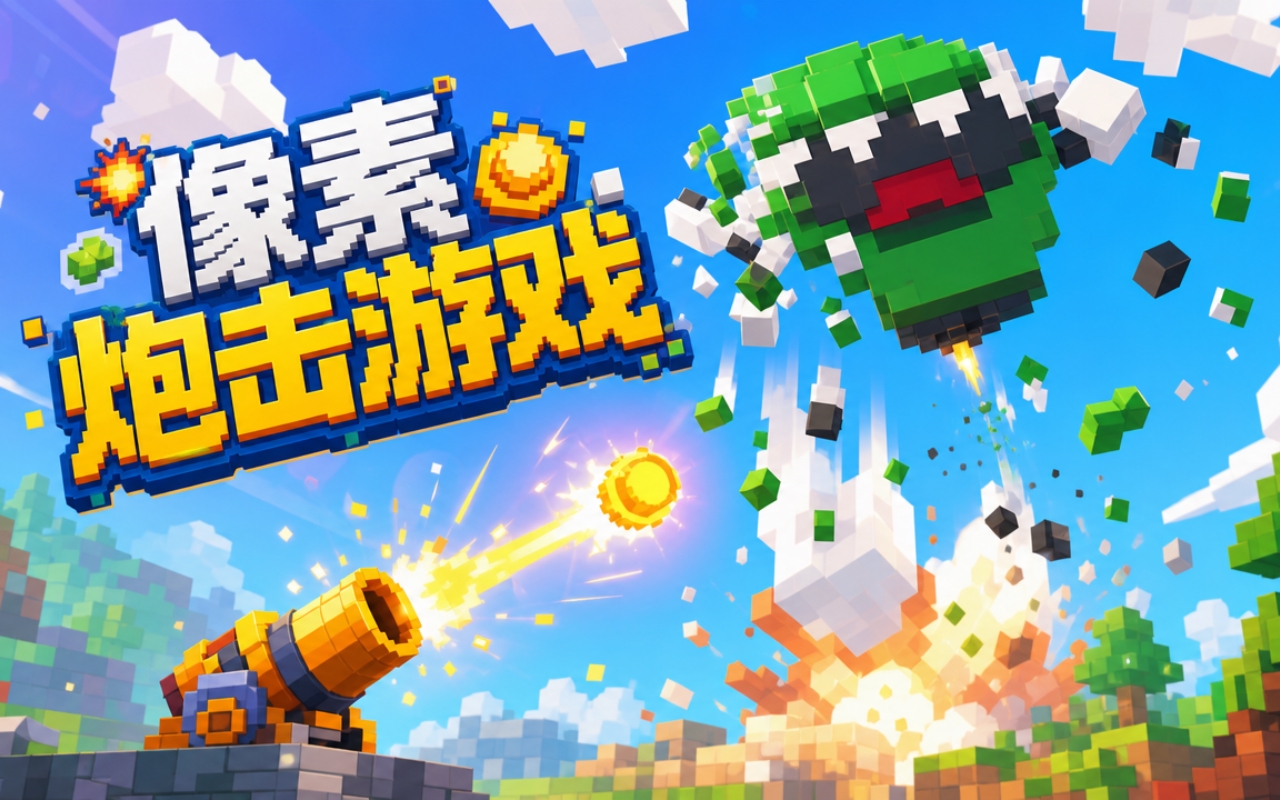 像素炮击游戏