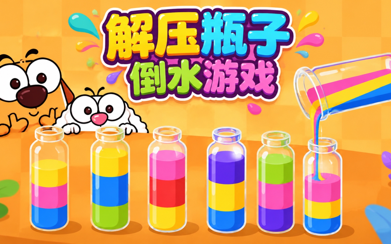 解压瓶子倒水游戏