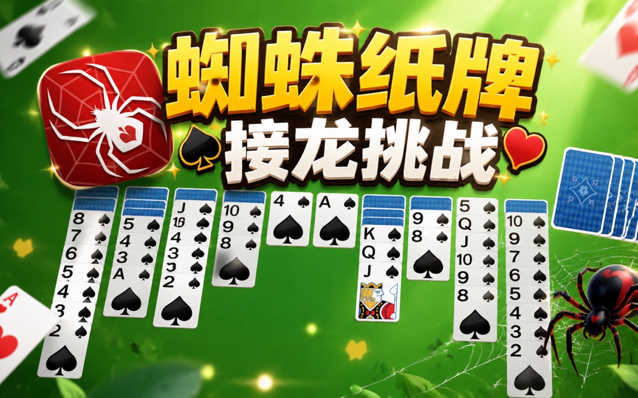 蜘蛛纸牌接龙挑战