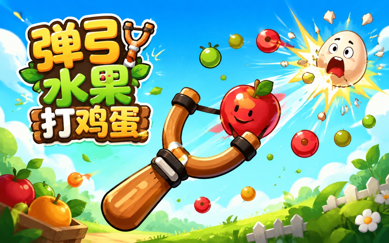 弹弓水果打鸡蛋