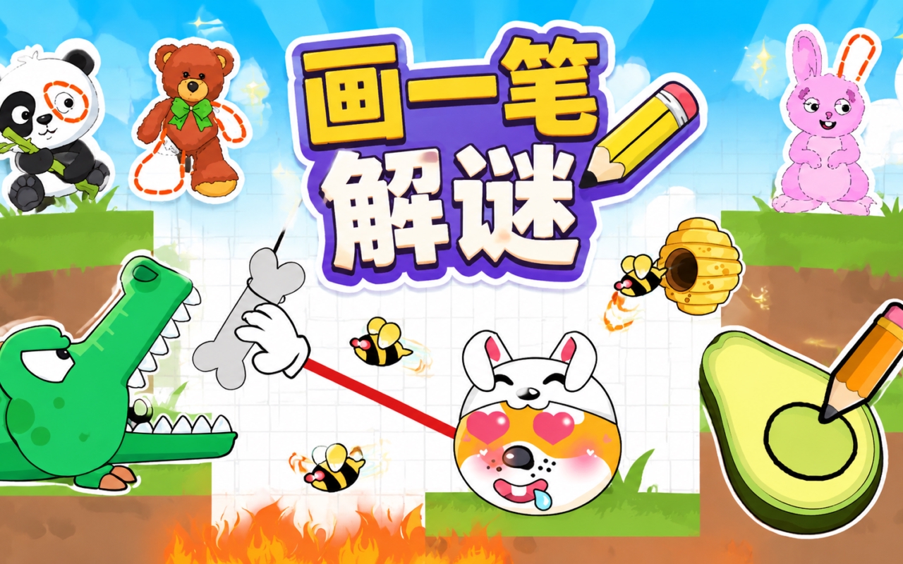画一笔解谜