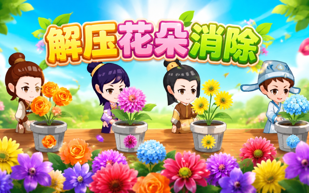 解压花朵消除