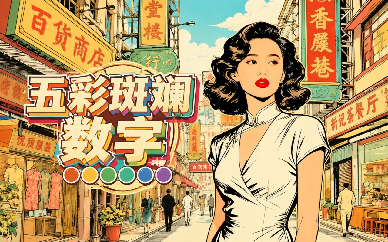 五彩斑斓数字