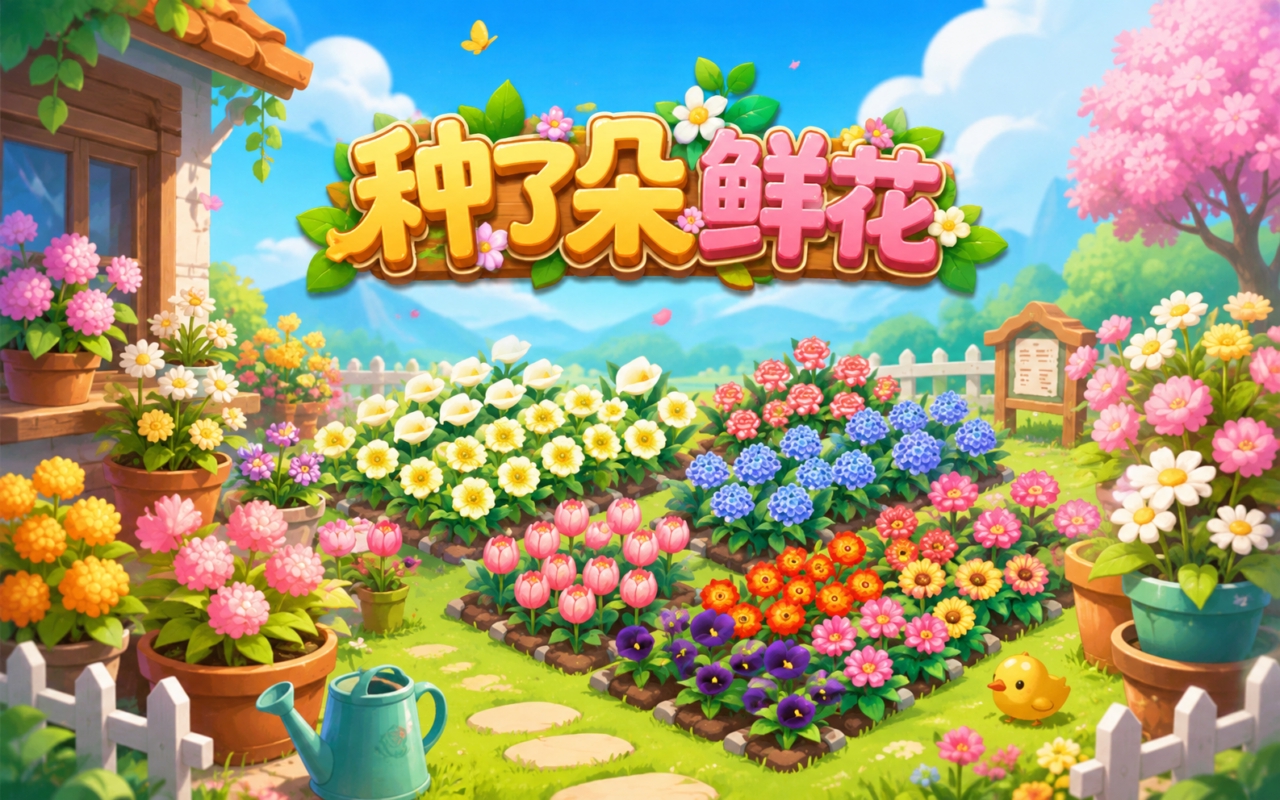 种了朵鲜花