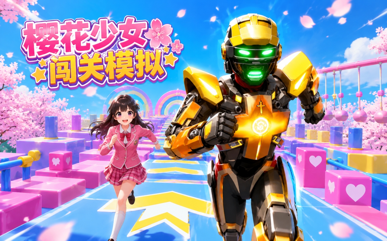 樱花少女闯关模拟