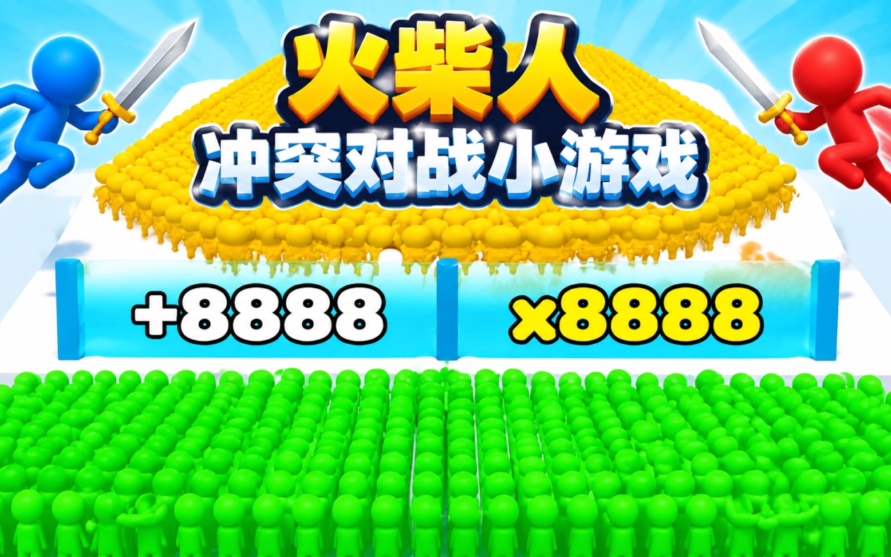 火柴人冲突对战小游戏
