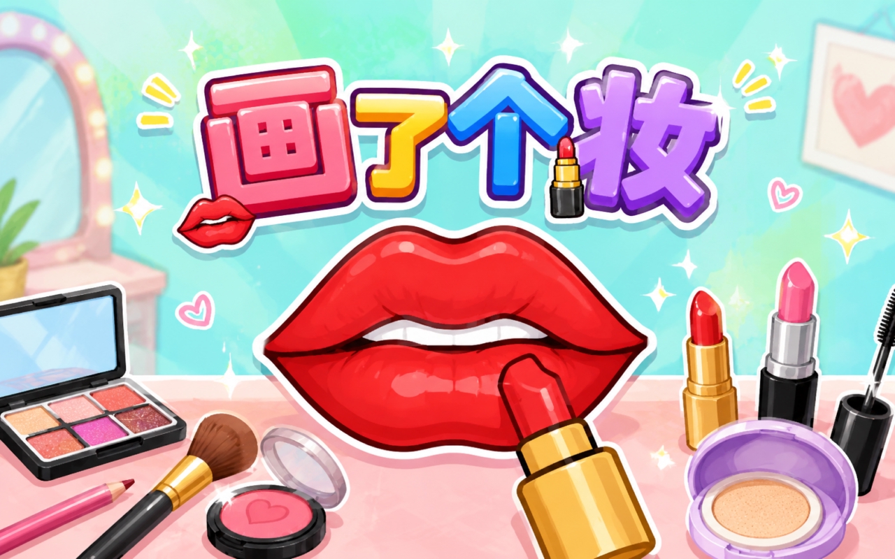 画了个妆