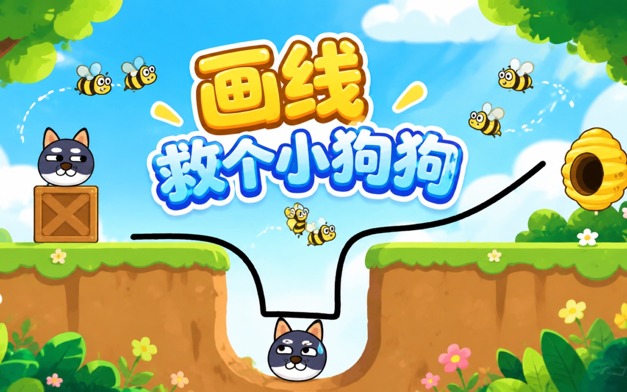 画线救个小狗狗