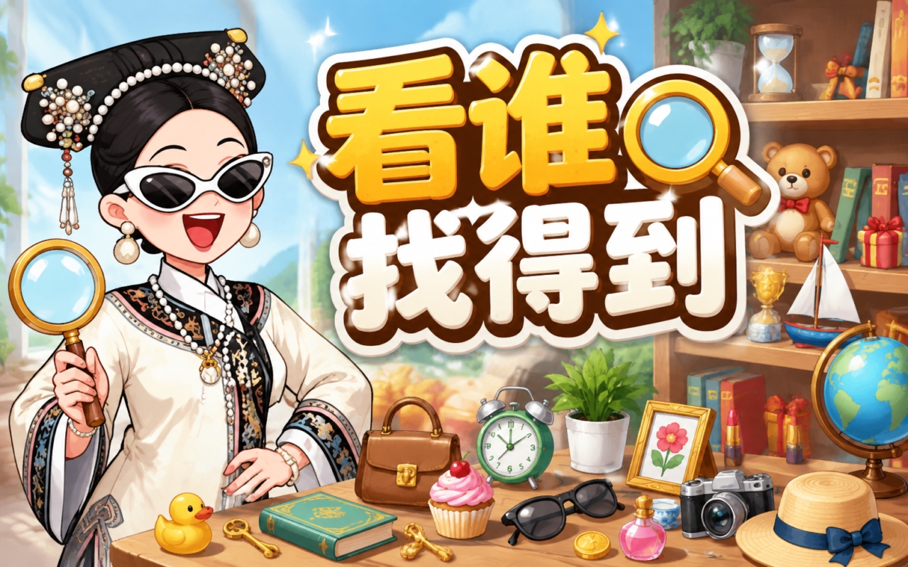 看谁找得到