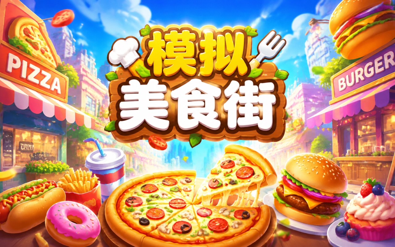 模拟美食街